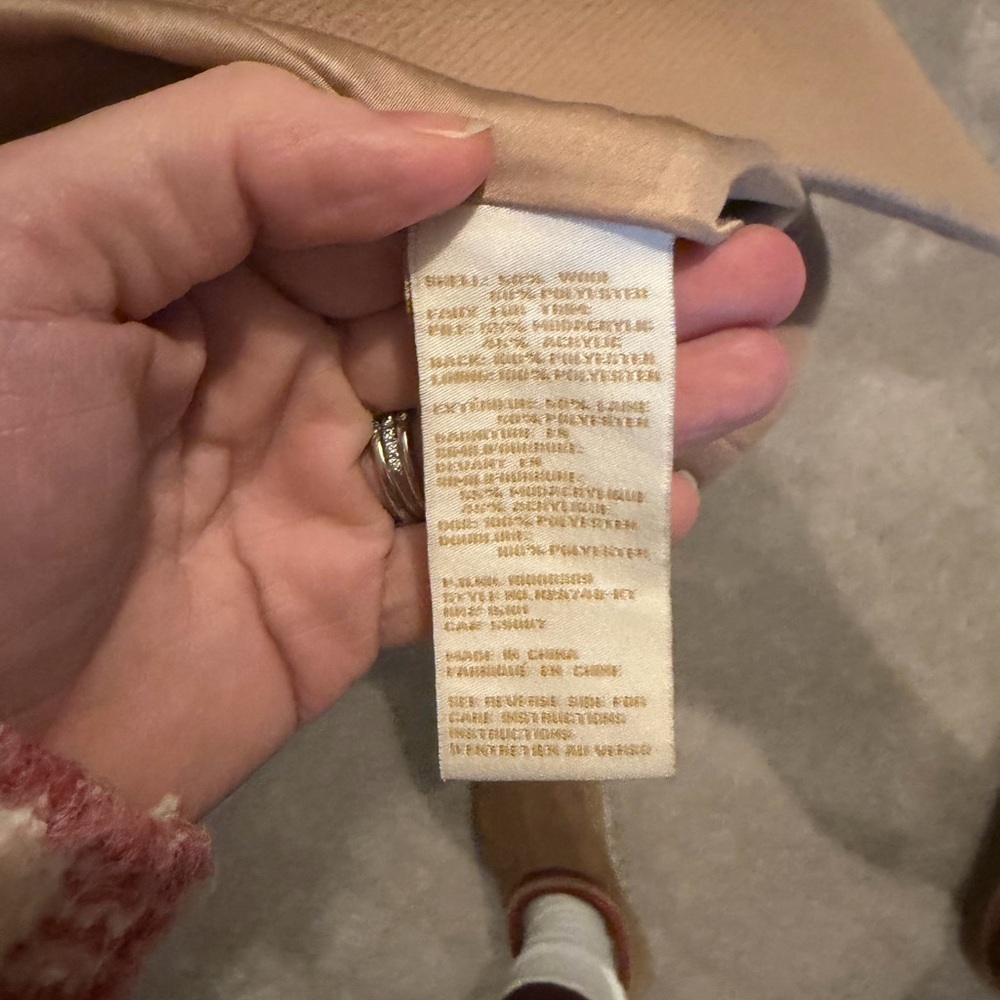 Kate Spade Camel Color Wool Coat - Picture 5 of 6